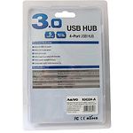 Фото Концентратор HUB USB 3.1 Maiwo KH304-A - Хаб USB Type-A на 4 порта USB3.0, кабель 30 см, пластик #1