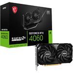 Видеокарта MSI nVidia GeForce RTX4060 8GB (RTX 4060 VENTUS 2X BLACK 8G OC) - фото