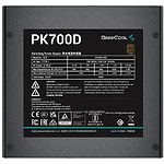 Изображение Блок питания Deepcool PK700D (R-PK700D-FA0B) 80+Bronze #2 Фото Блок питания Deepcool PK700D (R-PK700D-FA0B) 80+Bronze #2