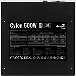 Изображение Блок питания Aerocool CYLON 500 (ACPW-CL50AEC.11) 500W, 80+ Фото Блок питания Aerocool CYLON 500 (ACPW-CL50AEC.11) 500W, 80+