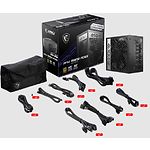 Изображение Блок питания MSI MPG A850G PCIE5, 80+Gold #4 Фото Блок питания MSI MPG A850G PCIE5, 80+Gold #4