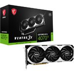 Изображение Видеокарта MSI GeForce RTX4070 Ti 12GB (RTX 4070 Ti VENTUS 3X E 12G OC) Фото Видеокарта MSI GeForce RTX4070 Ti 12GB (RTX 4070 Ti VENTUS 3X E 12G OC)