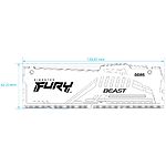 Фото DDR-5 16GB 6000МГц Kingston FURY Beast White RGB (KF560C36BWEA-16) AMD EXPO #1