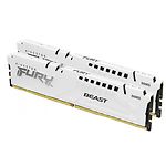 Фото DDR-5 2шт x 16GB 6000МГц Kingston FURY Beast White (KF560C36BWEK2-32) AMD EXPO