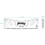 Фото DDR-5 2шт x 16GB 6000МГц Kingston FURY Renegade White (KF560C32RWK2-32) #1