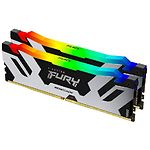 Изображение DDR-5 2шт x 16GB 6400МГц Kingston FURY Renegade RGB (KF564C32RSAK2-32) Фото DDR-5 2шт x 16GB 6400МГц Kingston FURY Renegade RGB (KF564C32RSAK2-32)