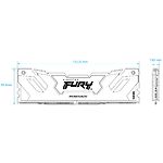 Изображение DDR-5 2шт x 16GB 6400МГц Kingston FURY Renegade Silver (KF564C32RSK2-32) #3 Фото DDR-5 2шт x 16GB 6400МГц Kingston FURY Renegade Silver (KF564C32RSK2-32) #3