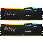 Изображение DDR-5 2шт x 32GB 5600МГц Kingston FURY Beast RGB (KF556C36BBEAK2-64) AMD EXPO Фото DDR-5 2шт x 32GB 5600МГц Kingston FURY Beast RGB (KF556C36BBEAK2-64) AMD EXPO