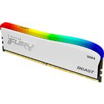 Изображение DDR-4 16GB 3600МГц Kingston FURY Beast White RGB SE (KF436C18BWA/16) #1 Фото DDR-4 16GB 3600МГц Kingston FURY Beast White RGB SE (KF436C18BWA/16) #1