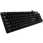 Фото Клавиатура Logitech G512 Carbon Lightsync RGB Mechanical US Int'L,Carbon (920-008946) GX Blue switch