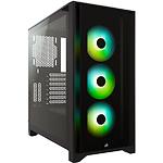 Изображение Корпус Corsair iCUE 4000X RGB Airflow Tempered Glass Black (CC-9011204-WW) Фото Корпус Corsair iCUE 4000X RGB Airflow Tempered Glass Black (CC-9011204-WW)