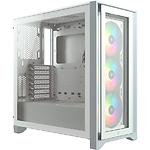 Изображение Корпус Corsair iCUE 4000X RGB Airflow Tempered Glass White (CC-9011205-WW) Фото Корпус Corsair iCUE 4000X RGB Airflow Tempered Glass White (CC-9011205-WW)
