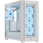 Корпус Corsair iCUE 5000X RGB QL Edition Tempered Glass White - фото