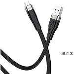 Фото Кабель HOCO X53 Black (6931474738073) USB/Micro-USB, 1м, 2.4A, silicone+aluminum #1