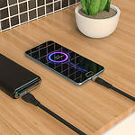 Фото Кабель HOCO X53 Black (6931474738073) USB/Micro-USB, 1м, 2.4A, silicone+aluminum #2