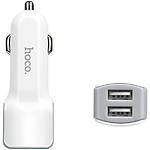 Фото Автомобильное ЗУ Hoco Z23 dual White (6957531078012) 2*USB, 2.4A + кабель Lightning #3
