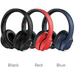 Фото HOCO W28 Journey wireless Black (6931474723048) наушники с микрофоном накладные, Bluetooth 5.0 #3
