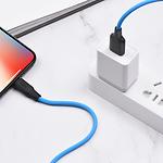 Изображение Кабель HOCO X21 Plus Black-Blue (6931474711830) USB/Lightning, 1м, 2.4A, silicone #3 Фото Кабель HOCO X21 Plus Black-Blue (6931474711830) USB/Lightning, 1м, 2.4A, silicone #3