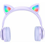 Изображение HOCO W39 Cat kids Bluetooth Purple (6931474779267) наушники с микрофоном накладные #1 Фото HOCO W39 Cat kids Bluetooth Purple (6931474779267) наушники с микрофоном накладные #1