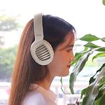 Изображение HOCO W23 Brilliant wireless White (6931474709615) наушники с микрофоном накладные, Bluetooth 5.0 #3 Фото HOCO W23 Brilliant wireless White (6931474709615) наушники с микрофоном накладные, Bluetooth 5.0 #3