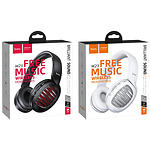 Изображение HOCO W23 Brilliant wireless White (6931474709615) наушники с микрофоном накладные, Bluetooth 5.0 #4 Фото HOCO W23 Brilliant wireless White (6931474709615) наушники с микрофоном накладные, Bluetooth 5.0 #4