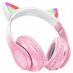 Изображение HOCO W42 Cat Cherry Blossom (6931474795847) наушники с микрофоном накладные, Bluetooth 5.3 Фото HOCO W42 Cat Cherry Blossom (6931474795847) наушники с микрофоном накладные, Bluetooth 5.3