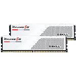 Изображение DDR-5 2шт x 32GB 6000МГц G.Skill Ripjaws S5 White (F5-6000J3040G32GX2-RS5W) Фото DDR-5 2шт x 32GB 6000МГц G.Skill Ripjaws S5 White (F5-6000J3040G32GX2-RS5W)
