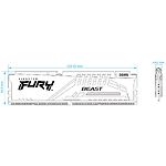 Изображение DDR-5 32GB 5200МГц Kingston FURY Beast White EXPO (KF552C36BWE-32) #3 Фото DDR-5 32GB 5200МГц Kingston FURY Beast White EXPO (KF552C36BWE-32) #3