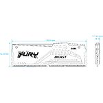 Изображение DDR-5 32GB 6000МГц Kingston FURY Renegade RGB White (KF560C32RWA-32) #3 Фото DDR-5 32GB 6000МГц Kingston FURY Renegade RGB White (KF560C32RWA-32) #3