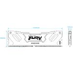 Изображение DDR-5 32GB 6000МГц Kingston FURY Renegade White (KF560C32RW-32) Фото DDR-5 32GB 6000МГц Kingston FURY Renegade White (KF560C32RW-32)