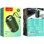 Фото HOCO HC1 Trendy Dark Green (6931474740205) портативная колонка 5W,1.2Ah акк,IPX5,BT,FM,USB #1