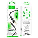 Изображение Кабель HOCO UPA25 Black (6931474791139) Аудио 3,5mm джек/3,5mm джек, 1м, AUX кабель #4 Фото Кабель HOCO UPA25 Black (6931474791139) Аудио 3,5mm джек/3,5mm джек, 1м, AUX кабель #4