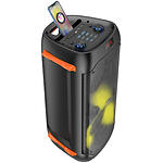 Изображение HOCO BS53 Manhattan (6931474781116) портативная колонка 2*20W,3.6Ah аккум,BT,FM,USB,2 wifi микрофона #2 Фото HOCO BS53 Manhattan (6931474781116) портативная колонка 2*20W,3.6Ah аккум,BT,FM,USB,2 wifi микрофона #2