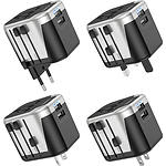 Изображение Сетевое ЗУ Hoco AC5 Level dual Black (6931474778284) 2* USB-A, 2.4А, Universal Travel Adapter #1 Фото Сетевое ЗУ Hoco AC5 Level dual Black (6931474778284) 2* USB-A, 2.4А, Universal Travel Adapter #1