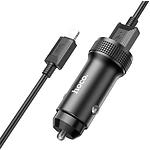 Фото Автомобильное ЗУ Hoco Z49 Black (6931474795625) 2*USB-A,12W + кабель Lightning #1