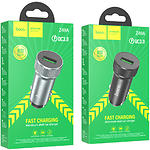 Изображение Автомобильное ЗУ Hoco Z49A Gray (6931474795694) USB-A,18W QC3.0 #5 Фото Автомобильное ЗУ Hoco Z49A Gray (6931474795694) USB-A,18W QC3.0 #5