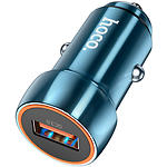 Фото Автомобильное ЗУ Hoco Z46 Blue (6931474770288) USB-A, 18W, QC3.0 #2