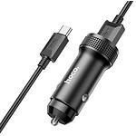 Фото Автомобильное ЗУ Hoco Z49 Black (6931474795663) 2*USB-A,12W + кабель Type-C #1