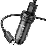 Изображение Автомобильное ЗУ Hoco Z49 Black (6931474795649) 2*USB-A,12W + кабель Micro-USB #3 Фото Автомобильное ЗУ Hoco Z49 Black (6931474795649) 2*USB-A,12W + кабель Micro-USB #3