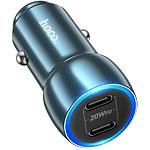 фото Автомобильное ЗУ Hoco Z48 Blue (6931474795007) 2*USB-C, 40W, 20W PD