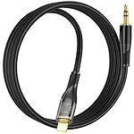 Фото Звуковой переходник HOCO UPA25 Black (6931474791153) Lightning male на 3.5mm male Audio cable 1м #3