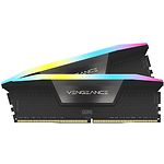 Изображение DDR-5 2шт x 32GB 5200МГц Corsair Vengeance RGB Black (CMH64GX5M2B5200C40) Фото DDR-5 2шт x 32GB 5200МГц Corsair Vengeance RGB Black (CMH64GX5M2B5200C40)