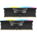 Изображение DDR-5 2шт x 32GB 5200МГц Corsair Vengeance RGB Black (CMH64GX5M2B5200C40) Фото DDR-5 2шт x 32GB 5200МГц Corsair Vengeance RGB Black (CMH64GX5M2B5200C40)