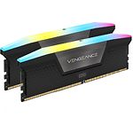 Изображение DDR-5 2шт x 32GB 5200МГц Corsair Vengeance RGB Black (CMH64GX5M2B5200C40) #1 Фото DDR-5 2шт x 32GB 5200МГц Corsair Vengeance RGB Black (CMH64GX5M2B5200C40) #1