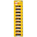 Изображение Батарейка KODAK MAX LR6 (30953505) щелочная АА, 10 шт (1*10 отрывная) Фото Батарейка KODAK MAX LR6 (30953505) щелочная АА, 10 шт (1*10 отрывная)