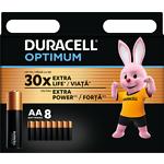 Фото Батарейка DURACELL LR06 KPD Optimum AA (5014726 / 5015601) упаковка 8шт