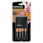 Зарядное устройство DURACELL CEF27 (5007500) 2AA 1300 mAh+2 AAА 750 mAh (AA/AAA, NiMH/NiCd) - фото