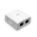 Изображение Розетка Cablexpert (NCAC-2U6-01) на 2 порта RJ-45 ,6 cat ,внешняя Фото Розетка Cablexpert (NCAC-2U6-01) на 2 порта RJ-45 ,6 cat ,внешняя