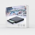 Фото External DVD±RW Drive Gembird DVD-USB-04 USB 2.0, Slim #6