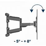 Изображение Настенное крепление Gembird WM-75ST-01 для 32 - 75” (до 45 кг) VESA 600 x 400 мм #1 Фото Настенное крепление Gembird WM-75ST-01 для 32 - 75” (до 45 кг) VESA 600 x 400 мм #1